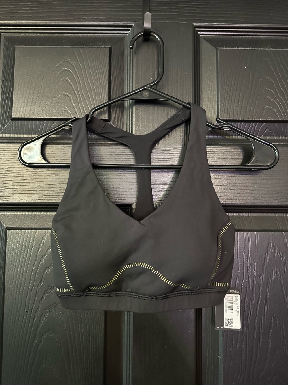 Lululemon Arise Bra C D Shine Black Size 6 NWT Special Edition